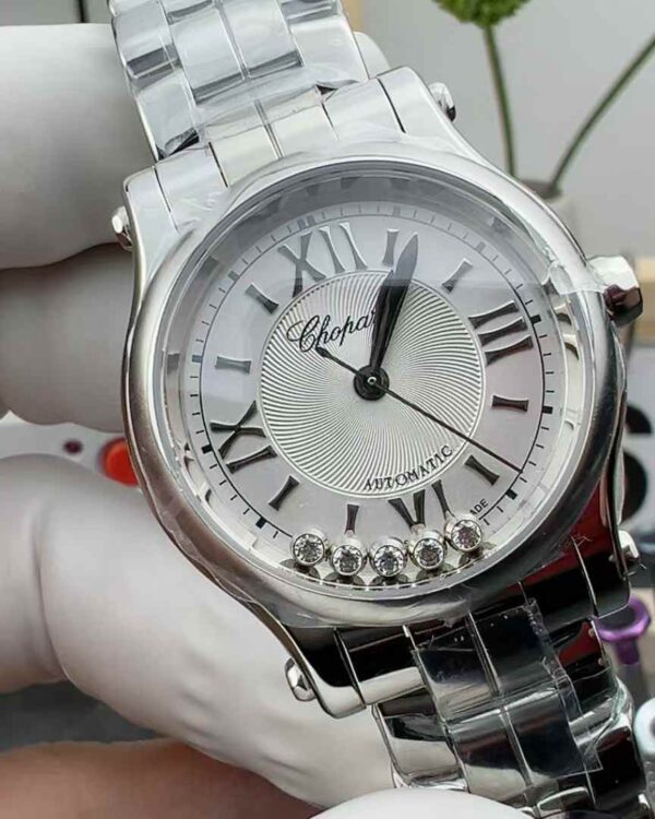 YF Factory Chopard Happy Drill 5 Drill White Steel Strip