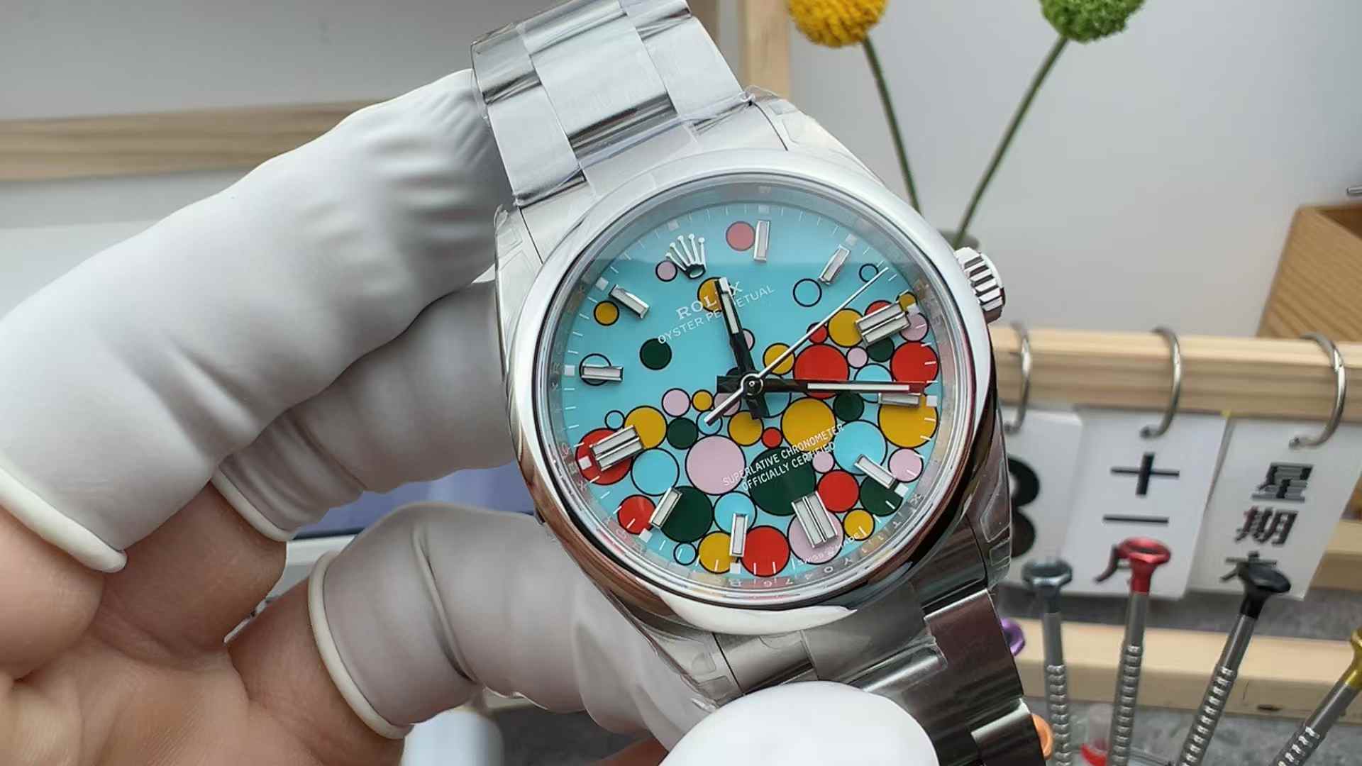 VS Factory Rolex Oyster Perpetual 126000 Color Balloon Stainless Steel 36MM Steel Strip