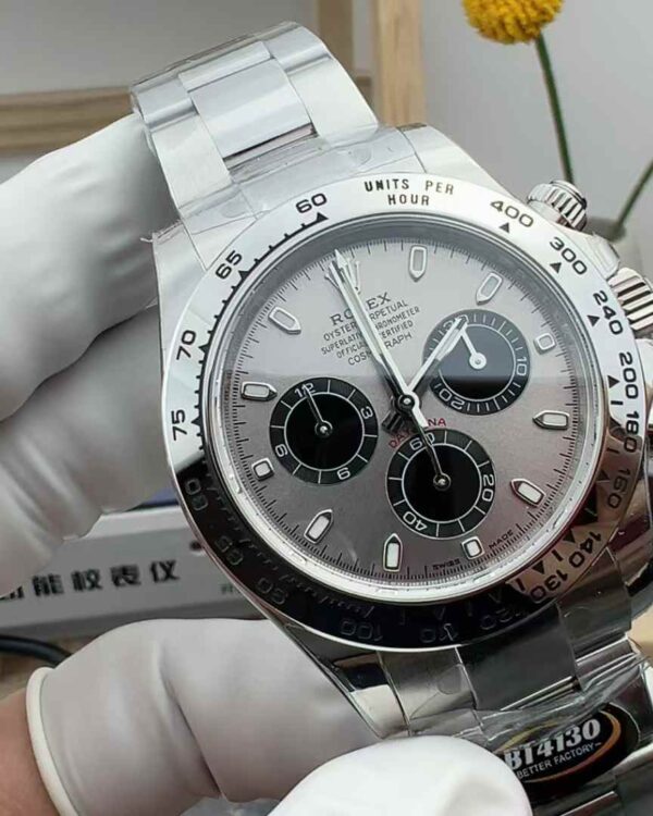 BT Factory Rolex Daytona 126500 4130 calibre cement gray steel strip