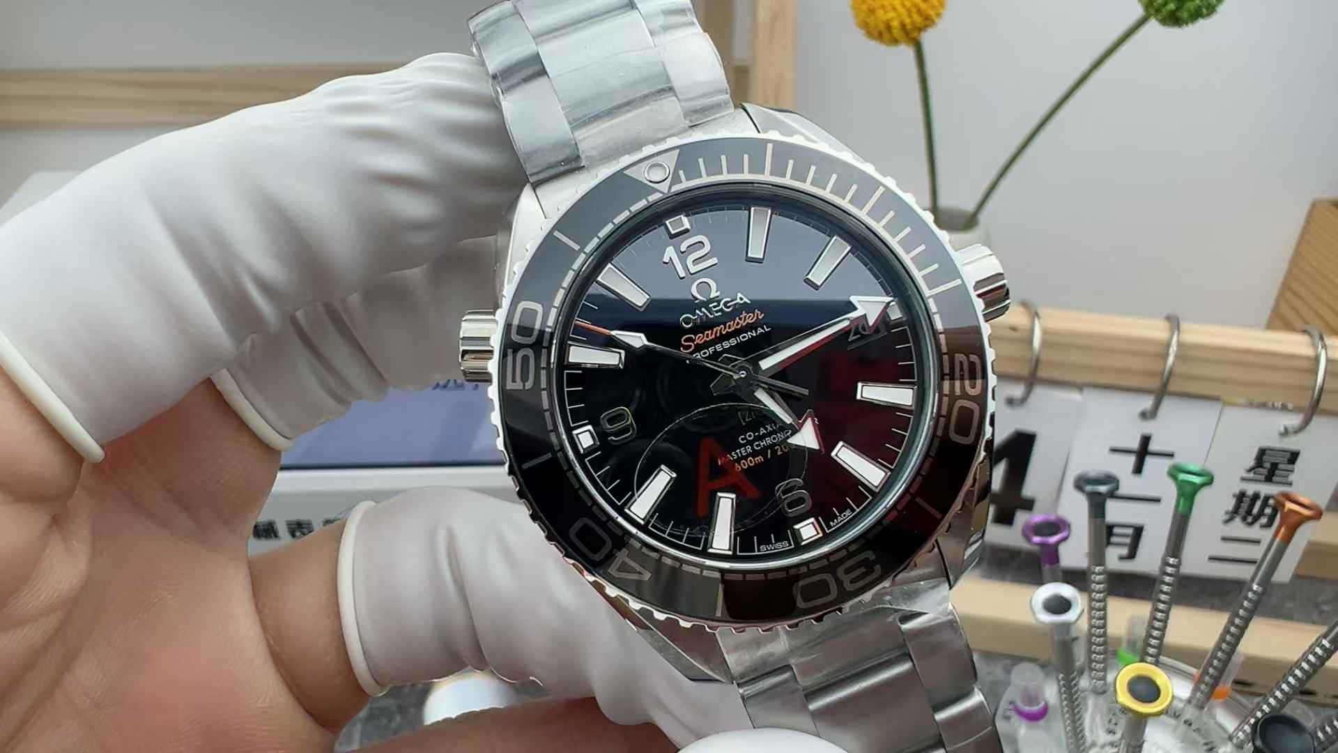 VS Factory's new Omega Seahorse 600 small diameter 39.5MM steel strip