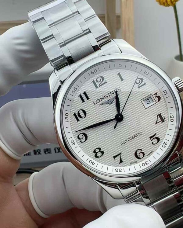 KY Factory Longines famous craftsman stainless steel and white steel strip