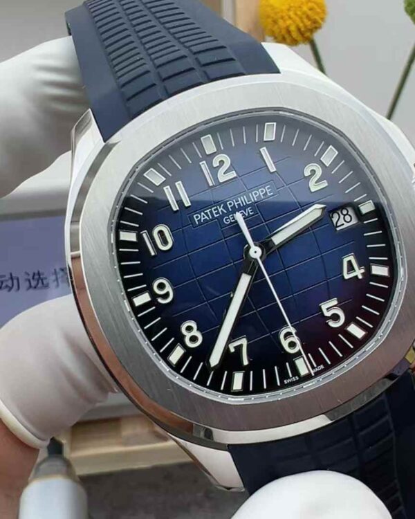 3K Factory Patek Philippe 5168 grenade blue face white gold 42.2MM rubber belt