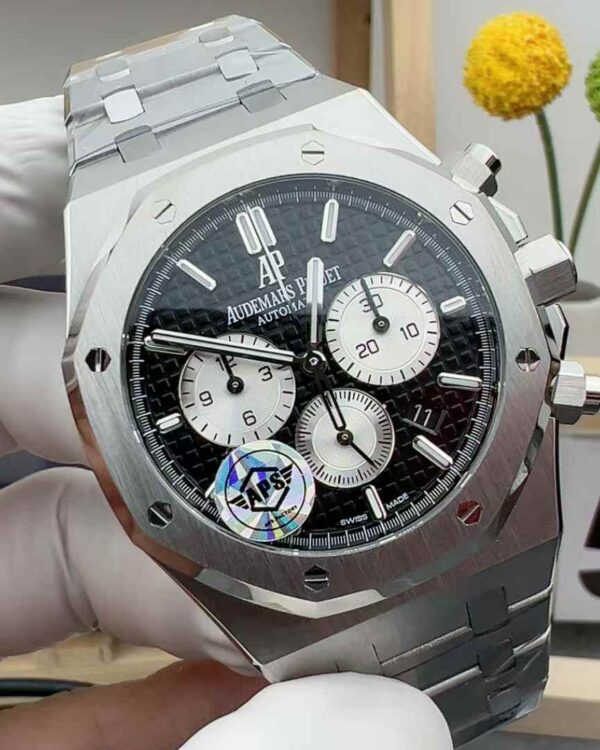 APS Factory Audemars Piguet Royal Oak 26331 Black Face 41MM Steel Strip