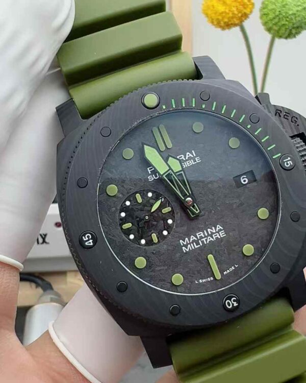 VS Factory Panerai stealth 961 matte black surface carbon fiber 47MM tape
