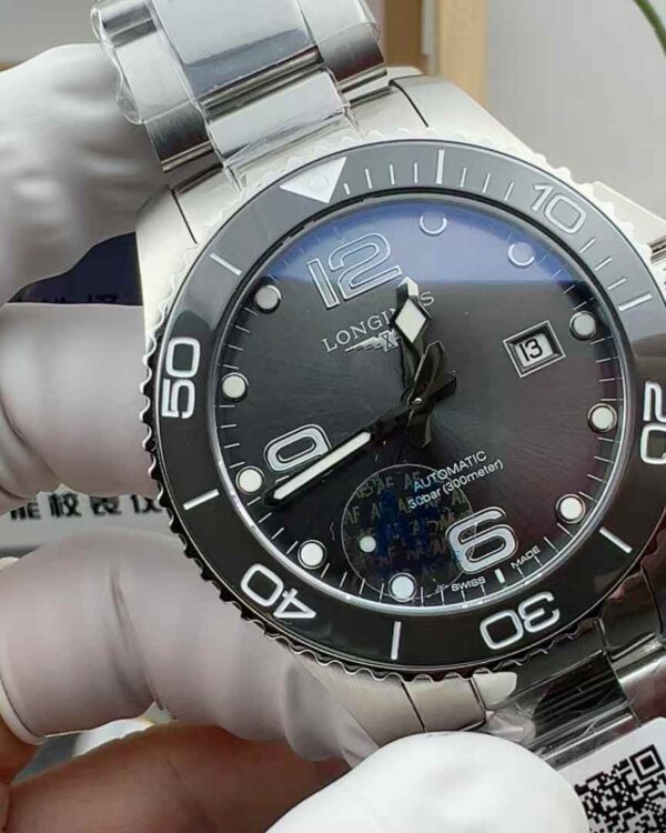 AF Factory Longines Huikang Gray Face Ceramic Ring 43MM Steel Strip