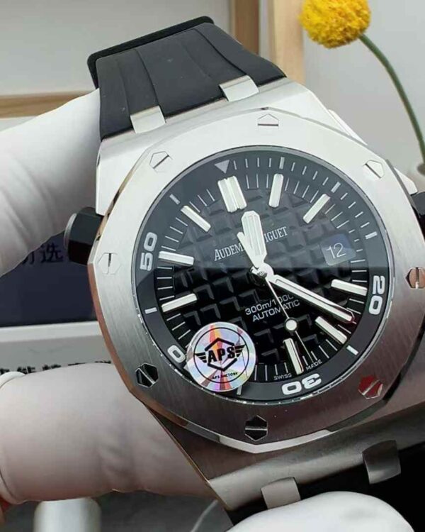 APS Factory Audemars Piguet Royal Oak 15703 Black Face 42MM Tape