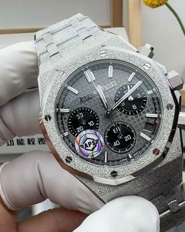 APS Factory Audemars Piguet Royal Oak 26240 Gray Cream Gold 41MM Steel Belt