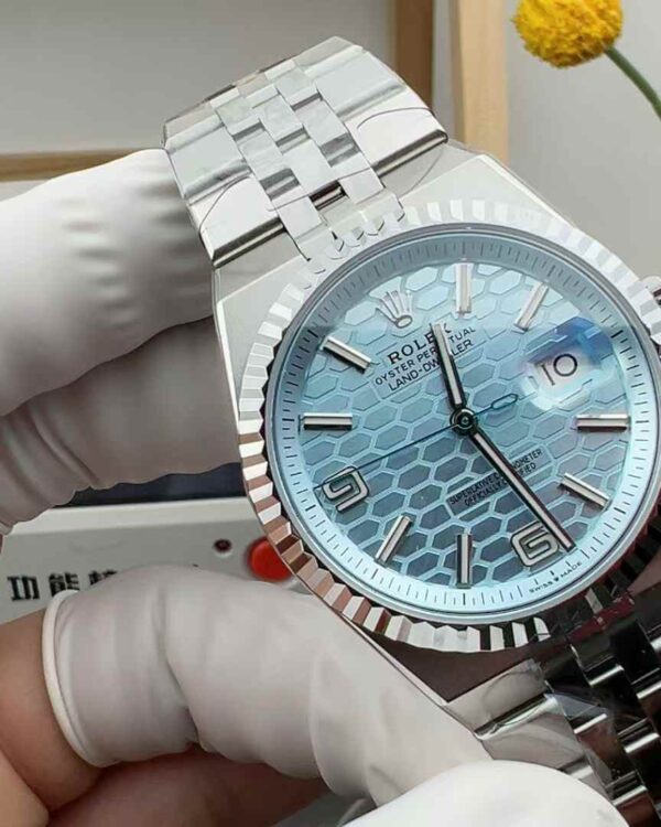 ES Factory Rolex Log 228236 Ice Blue Face 40MM Steel Strip