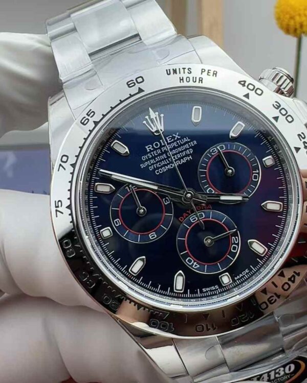 BT Rolex Daytona M126509 Panda Di 4130 calibre blue face 40MM steel strip