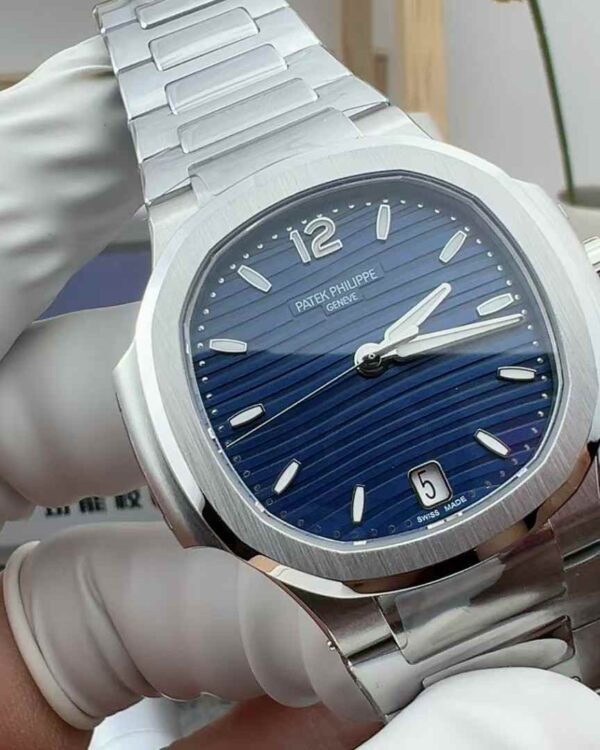 3K Factory Patek Philippe Nautilus 7118 blue face 35.2MM women's steel strip