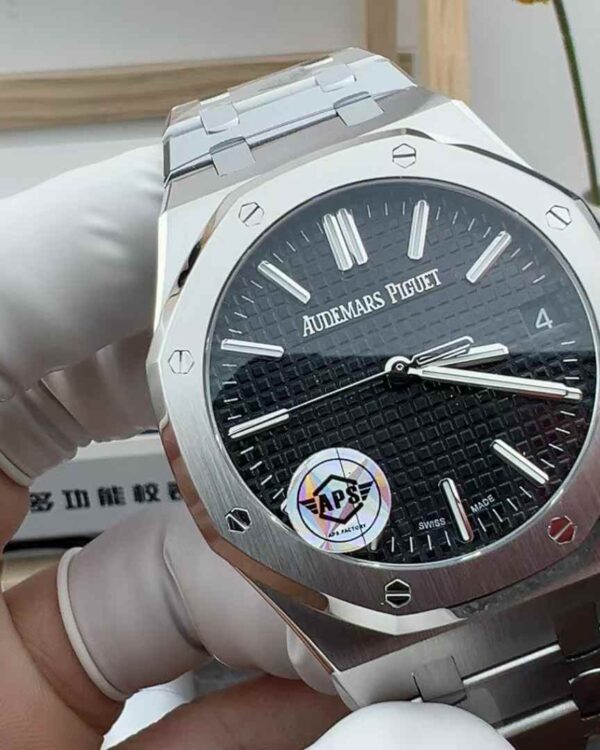 APS Factory Audemars Piguet Royal Oak 15510 Black Face 41MM Steel Strip
