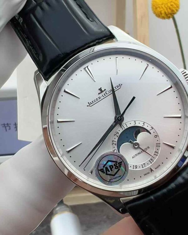 APS Factory Jaeger-LeCoultre Ultra-thin Moon Phase Master White Face 39MM Belt