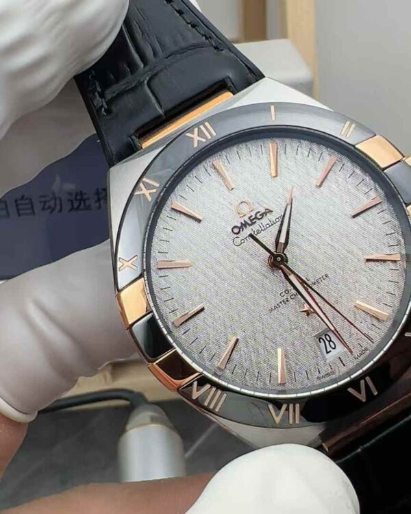 VS Factory Omega Fifth Generation Constellation Gray Face Gold Belt