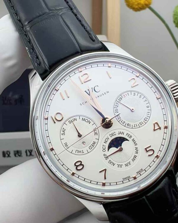 AI Factory Wanguo Portugal Perpetual Calendar White Face 42MM Belt