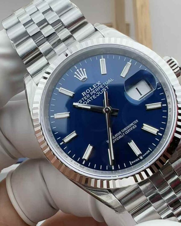 VS Factory Rolex Log M126234 Blue Face 36MM Steel Strip