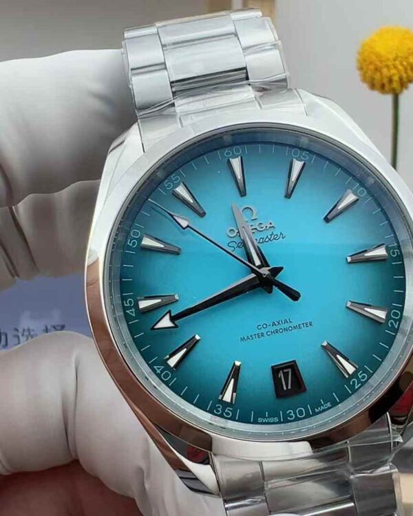 VS Factory Omega Seahorse 150 Turquoise Face 41MM Steel Strip
